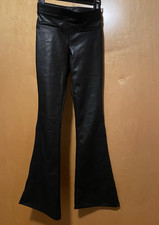 Zara Girls Faux Leather Pants Size 10 Black