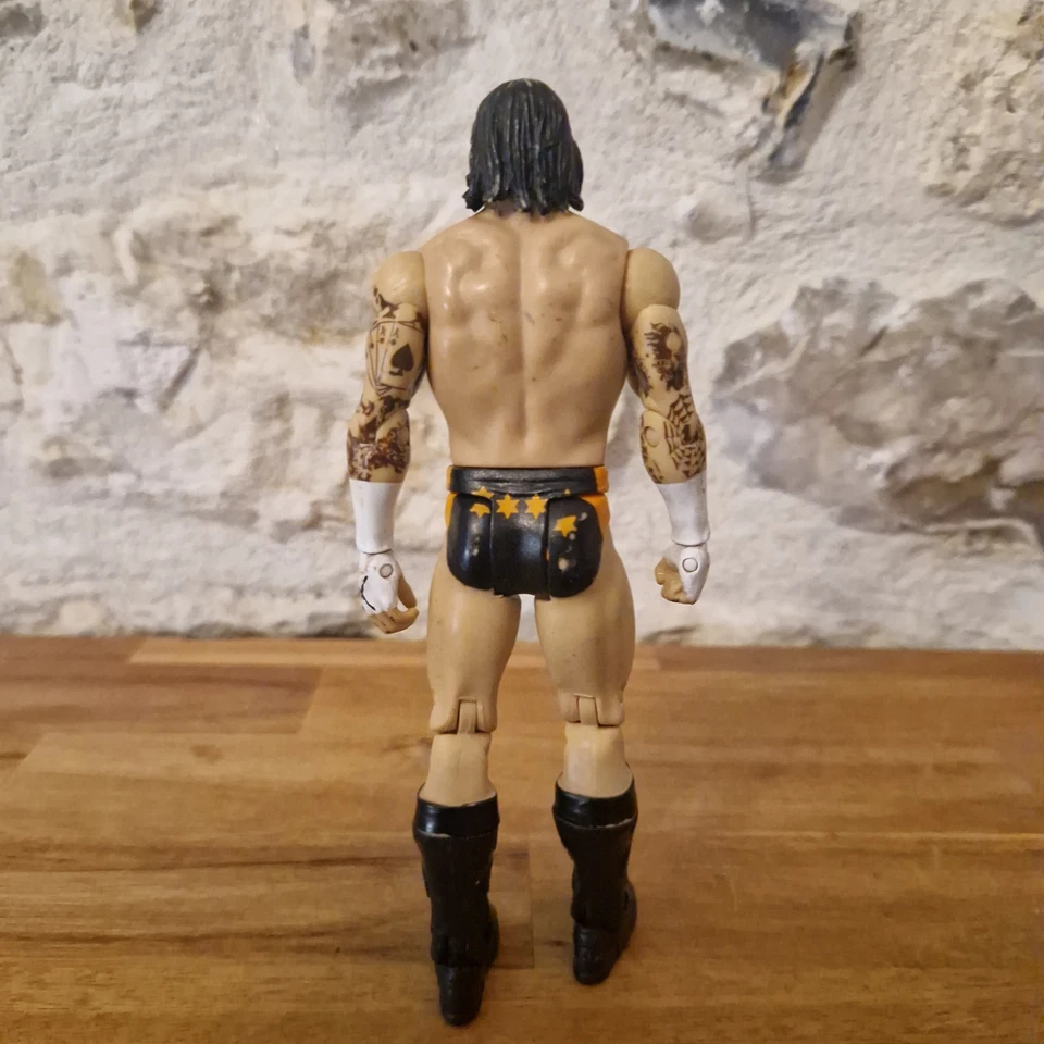 LOT 5 FIGURINES CATCH WWE CM PUNK UMAGA SHAWN MICHAELS EDGE JAKKS PACIFIC 90'  - Photo 4/4