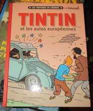 TINTIN et LES AUTOS EUROPEENNES BD EO Hachette 2022 Hergé voiture BD TTBE