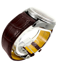 BREITLING HERITAGE PREMIER B25 DATORA 42 SALMON DIAL MEN'S WATCH AB2510201K1P1 2