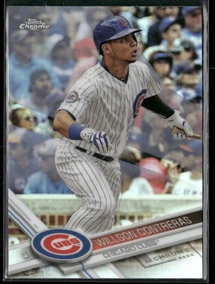 Willson Contreras 2017 Topps Chrome Refractor #55 Chicago Cubs
