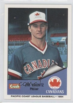 1984 Cramer Pacific Coast League Jim Koontz #45 0q3