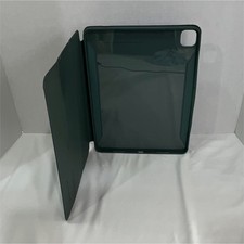 Green Folding Folio Case Synthetic Leather Integrated Stand for Tablet