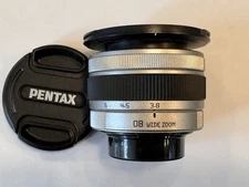Pentax 08 Wide Zoom 3.8-5.9mm F3.7-4 ED AL Lens Q Mount - RARE - USA SELLER