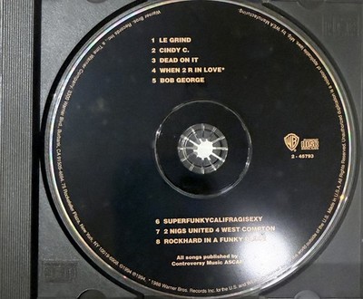 Prince CD The Black Album 2-45793 le grind CINDY C when 2 r in love (A58)