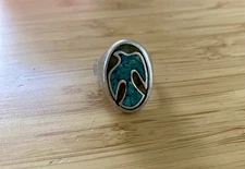 Vintage Turquoise Dove Ring (1975)