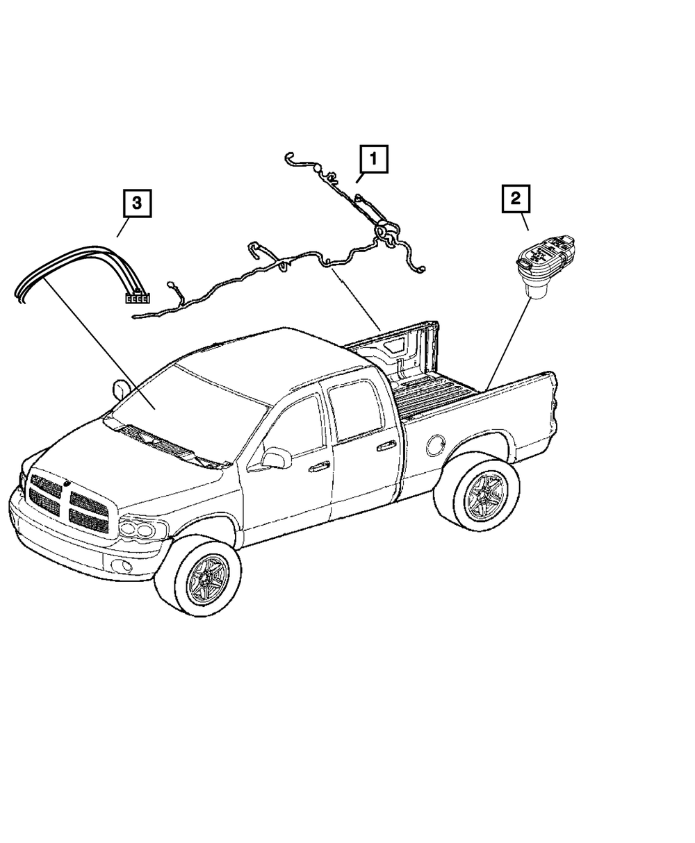 Genuine Mopar Chassis Wiring 68046918ad