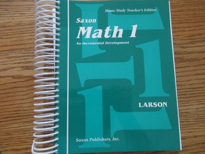 Saxon Math 1 Home Study Teacher's Edition