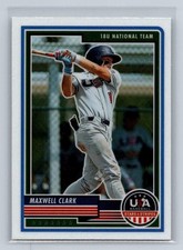 Maxwell Clark 2023 Panini Stars & Stripes USA Baseball #42