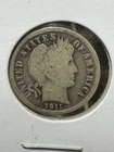 1911 Barber dime US 90% Silver 2.34 grams