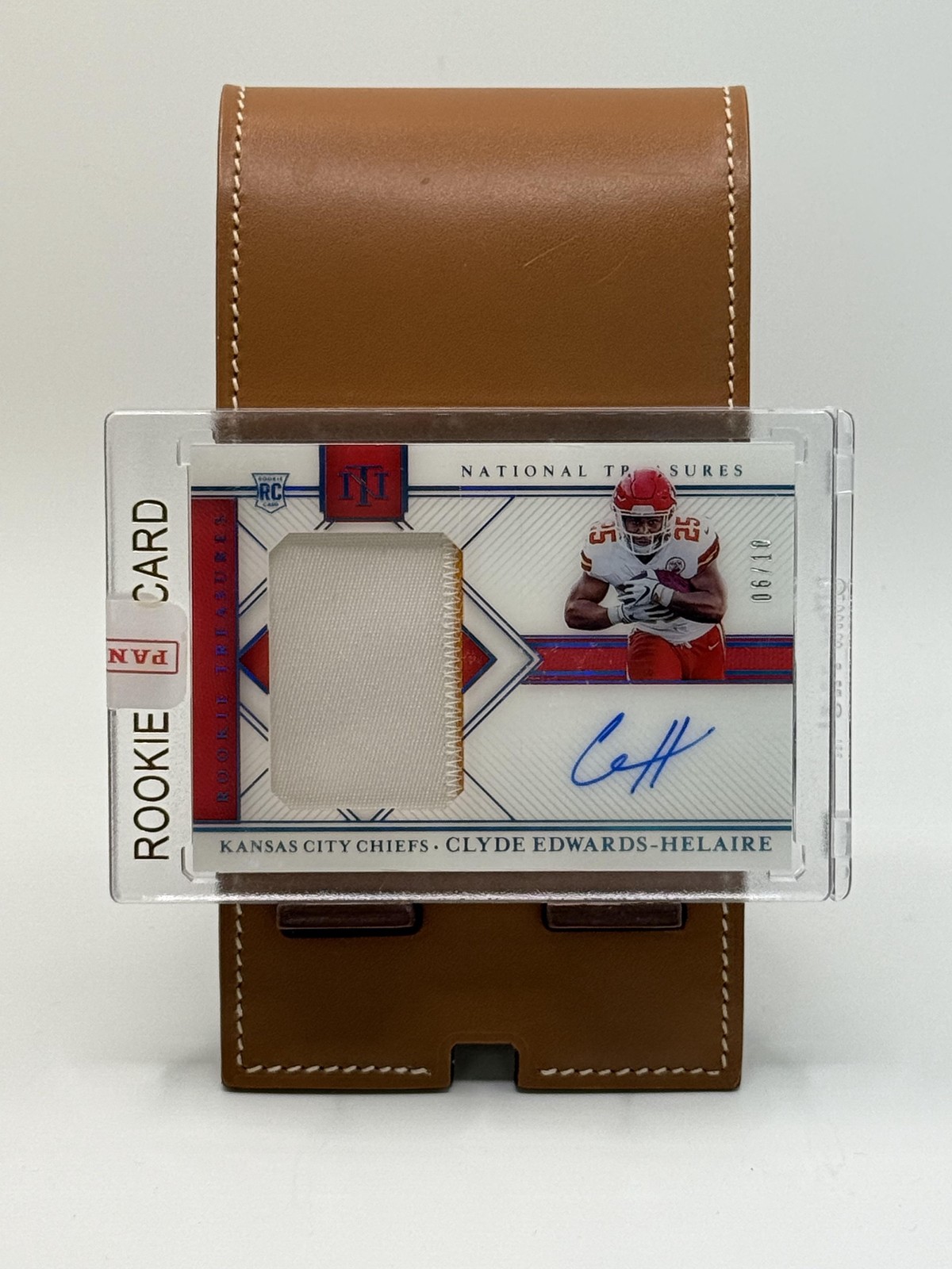 Clyde Edwards-Helaire Panini National Treasures the Future Autographs #CEH Base