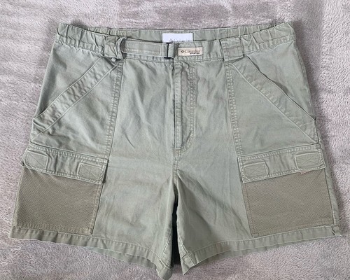 Columbia PFG Half Moon Shorts Men Lg Fishing Hiking Camping Mesh Pockets