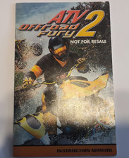 PlayStation 2 ATV Offroad Fury 2 Manual not for resale edition English