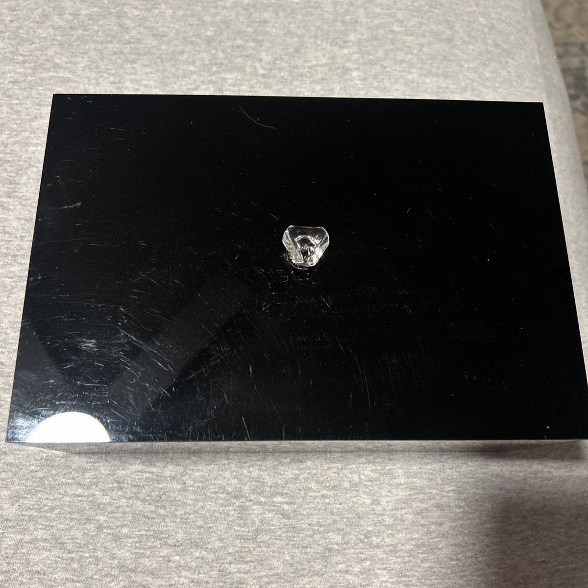 Chanel Makeup Organizer Storage Box With Top Handle Logo Double