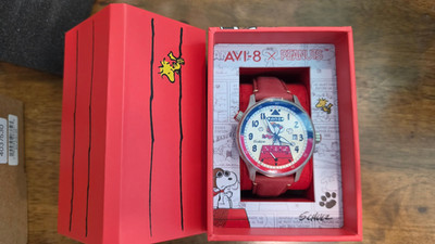 AVI-8 Snoopy Peanuts Flying Ruby Ace McKellar Dual Time Limited #403/530