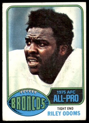 1976 Topps Riley Odoms Denver Broncos #320 VG/EX (Tiny Wrinkle)