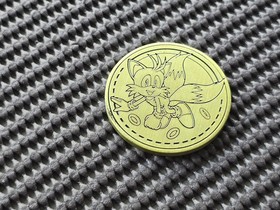 Tails Sonic Sega Shop UK Coin Medal Exclusive Rare Promo GENESIS SATURN CD 32