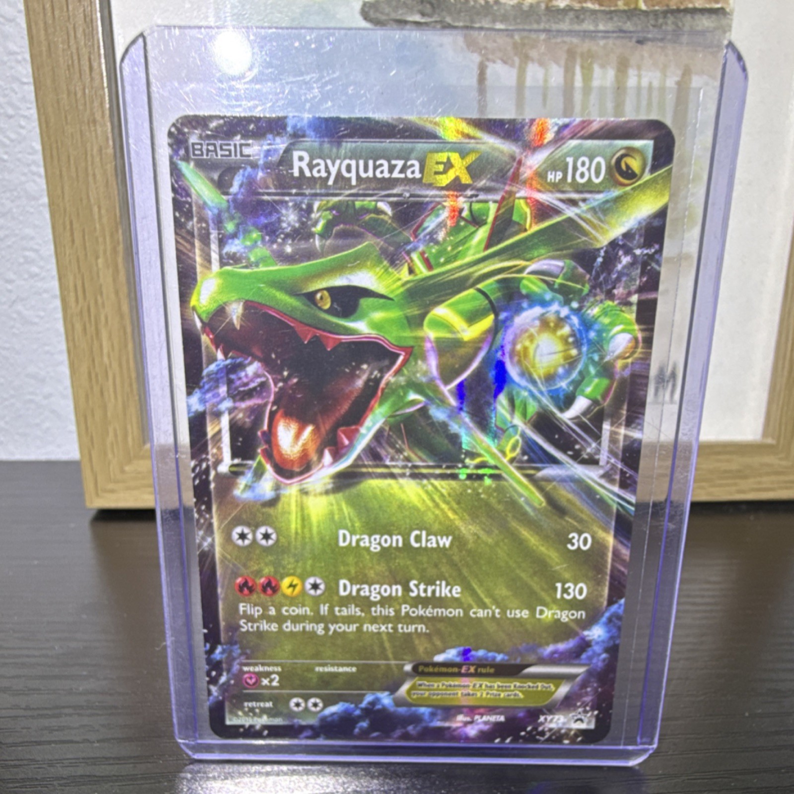Pokémon Rayquaza EX Black Star Promo Holo Dragon Basic XY73 XY Card 