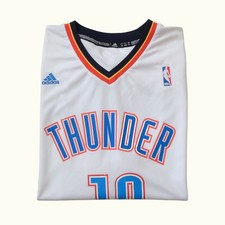 ADIDAS VTG Y2K NBA OKLAHOMA CITY THUNDER BASKETBALL PERSONALIZED JERSEY 2011 XL