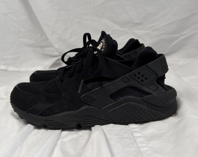 Nike Air Huarache Triple Black Men's Running Shoes Sneakers Sz 9
