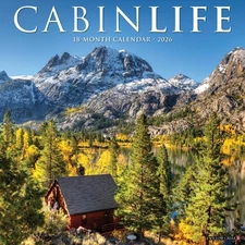 CabinLife 2026 12" x 12" Wall Calendar (free shipping)