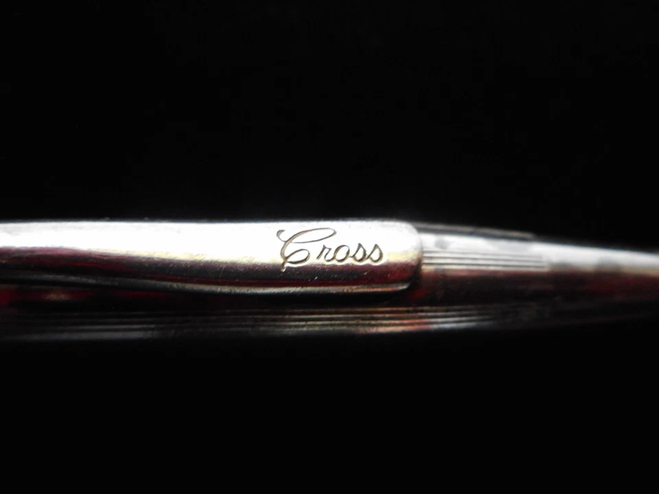 Bolígrafo vintage Cross de plata de ley Foto 4 de 4