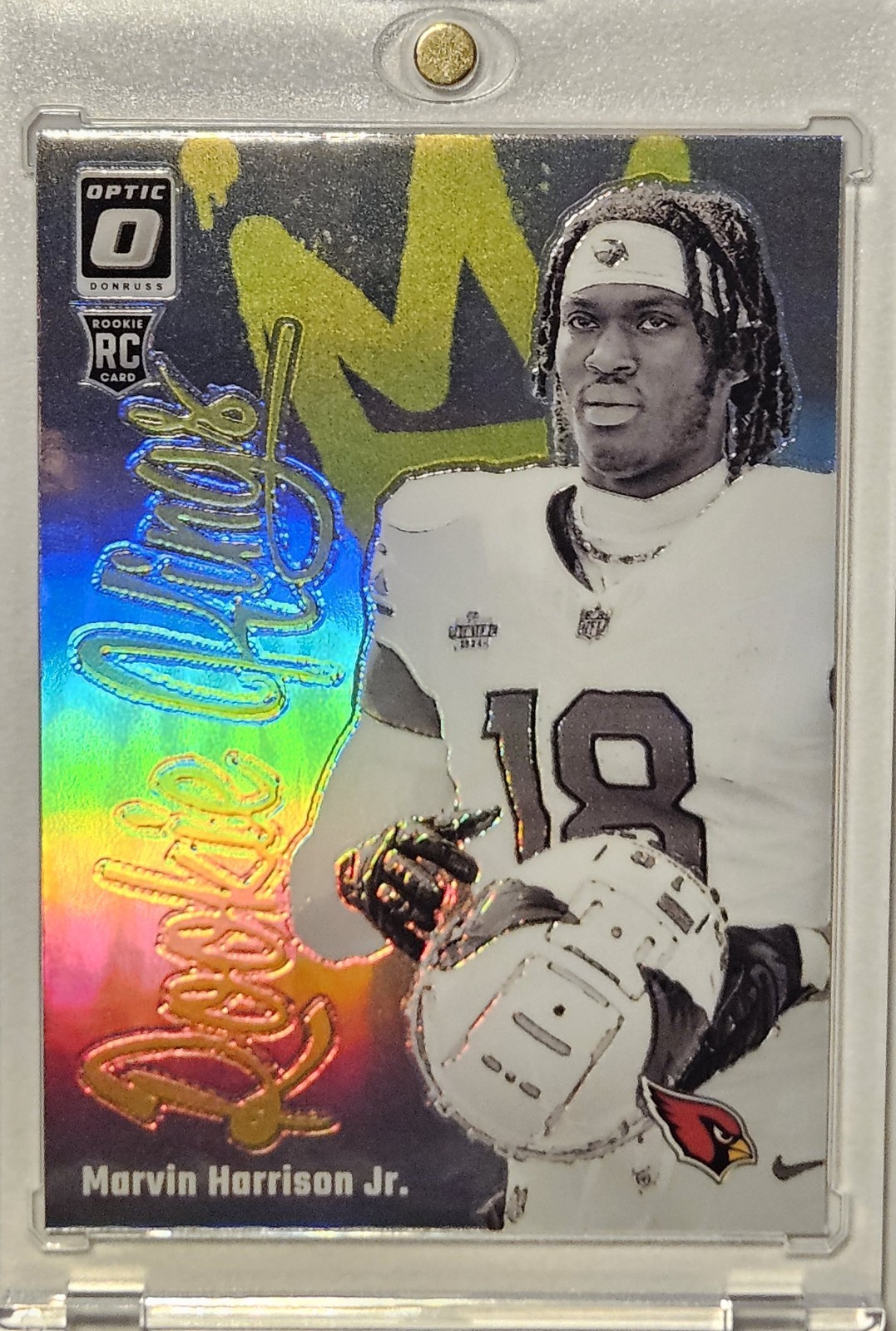 2024 Donruss Optic Marvin Harrison Jr. #4 RC Rookie Kings Case Hit Cardinals 🔥