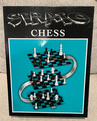 Strato 3D Chess Hansen Multilevel Board Strategy Modern Chessman Game Complete