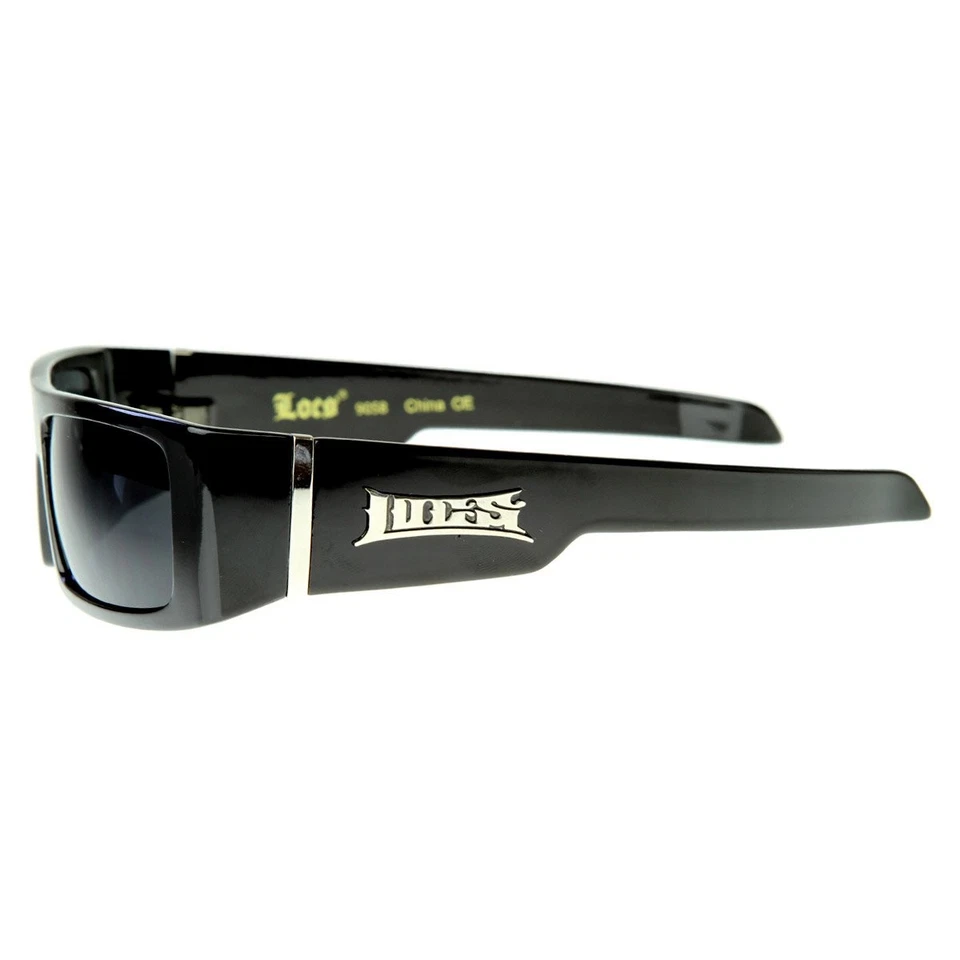 Locs - Official LOCS Hardcore Gangsta Shades Square Sports Frame Sunglasses L... - Image 3 of 4