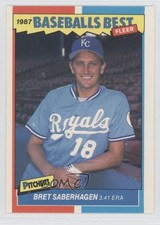 1987 Fleer Baseball's Best Sluggers vs Pitchers Box Set Bret Saberhagen #36 9am