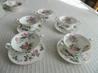 Wedgwood Bone China " Charnwood" (5) Cream Soups & (4) Saucers               WMT