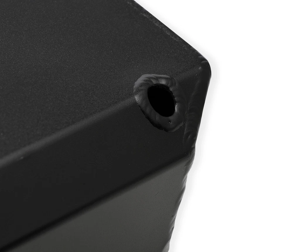 890003B Sniper Valve Cover - Fabricated Aluminum - Chrysler Small Block - Black - Image 3 of 4