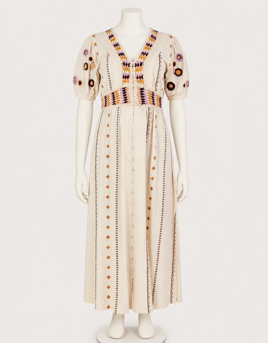 Monsoon Viscose Beige Dresses for Women for sale
