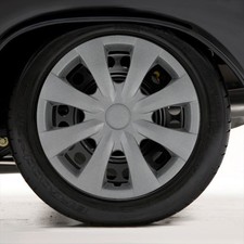 Set Of Four 15 Silver Hubcap Wheel Covers For 2009-13 Toyota Corolla Push-on