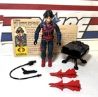 GI Joe Scrap Iron 1984 *100% COMPLETE w/FILE CARD, Near Mint!* Cobra v1 Vintage