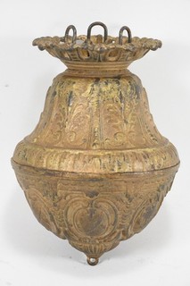 P44W20 Eisen Pot à feu Feuerurne Endstück Eisen um 1890