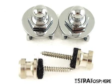 Fender 2 Custom Shop USA STRAP LOCKS + KNOBS Tele W25 Custom Deluxe Strat 