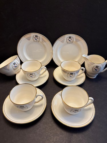 SUB HOC SIGNO VINCES, KNIGHTS TEMPLAR, MASONS, ARKLOW IRELAND SET DISHES, SHIELD