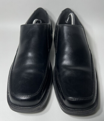 Mens Sz 11.5 Dockers Edson Black Leather Upper Casual Dress 