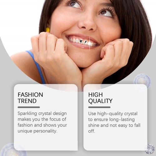 Sparkling Crystal Dental Gems - Stylish Teeth Decor for a Dazzling Smile - Picture 3 of 6