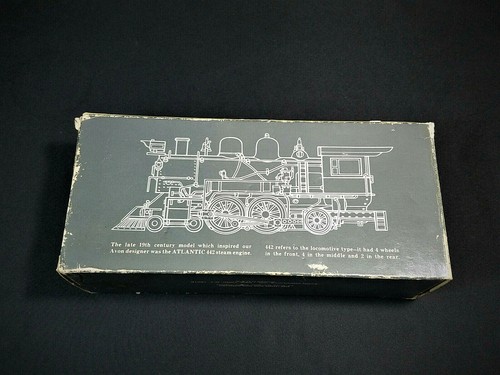 Avon Train Cologne Decanter After Shave Silver Locomotive Atlantic 442 - Picture 6 of 12