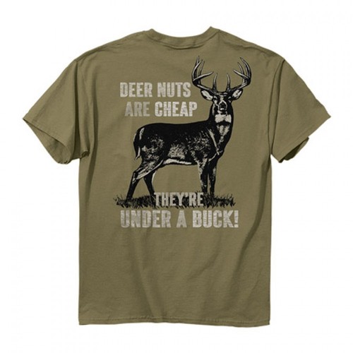 CAMISETA DE CAZA DE NUECES DE CIERVO SON MÁS BARATAS LAS ESTÁN BAJO UN BUCK NUEVA - Imagen 2 de 3