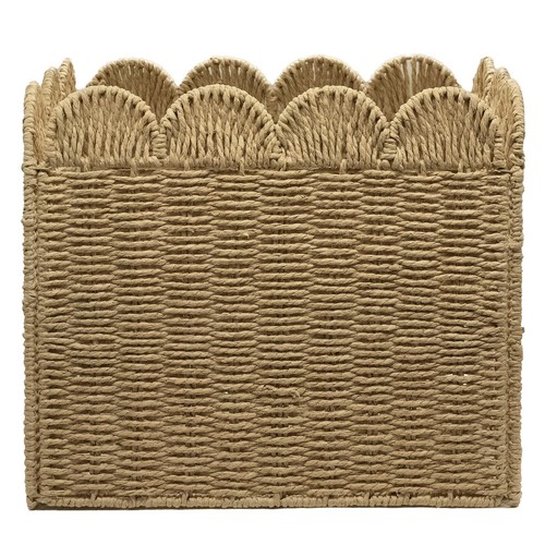 2er Pack Würfeleinlage - gewelltes Papierseil - natur - passend für IKEA KALLAX (04504x2) - Bild 4 von 5
