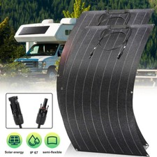 200W 400W Watt 18V Portable Flexible Solar Panel RV Camping Off-Grid Rooftop US