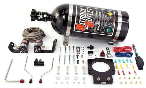 Nitrous Outlet Pontiac 04-06 GTO 92mm FAST Intake Plate System (10lb Bottle) - Foto 1 di 3