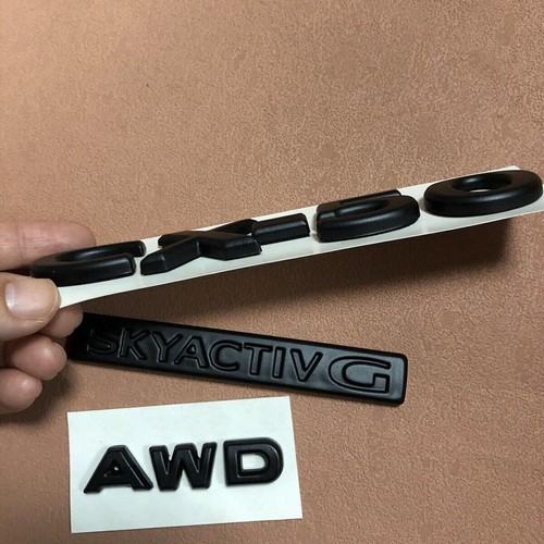 5PCS Matte Black For 2025 CX-50 AWD SKYACTIV G Turbo Rear Badge Decal Replace - Picture 6 of 8