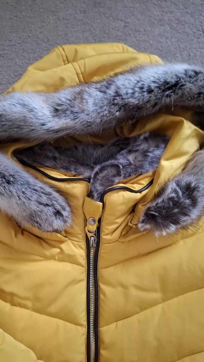 Joules yellow cheap quilted jacket