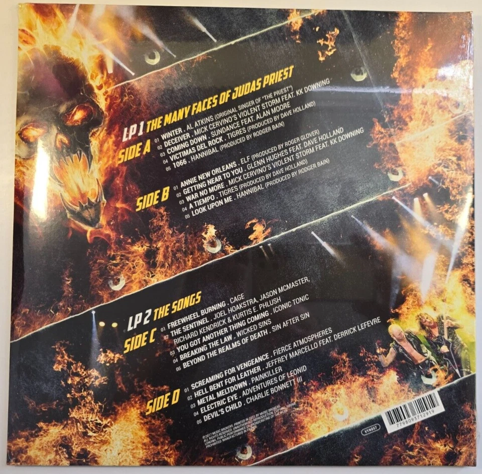 Judas Priest The Many Faces Of Judas Priest  LP Album vinyl record 2 x Yellow - Image 4 of 4