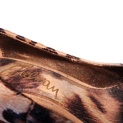 Sam Edelman Lorissa Gepard-Druck Kalbshaar Nieten Peeptoe-Heels Damengröße 7,5 - Bild 17 von 18