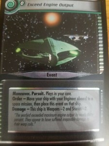Star Trek CCG 2E Strange New Worlds Tekeny Ghemor Archive FOIL 7A7